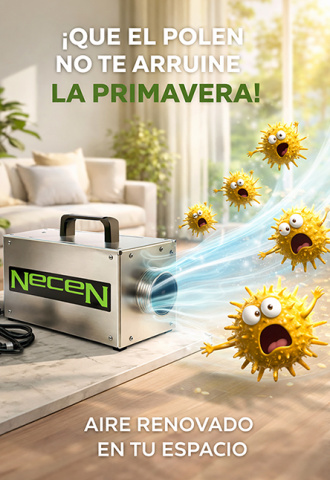 Respira tranquilo, incluso en plena temporada de polen con Necen Ozono