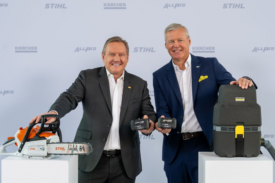 Kärcher y STIHL lanzan una alianza pionera en baterías