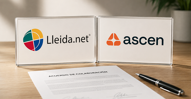 ASCEN firma un acuerdo con Lleida.net para impulsar la firma electrónica certificada