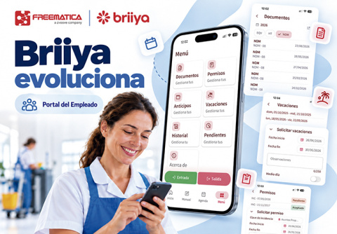 La app Briiya de Freematica da un paso más  al conectarse con el Portal del Empleado